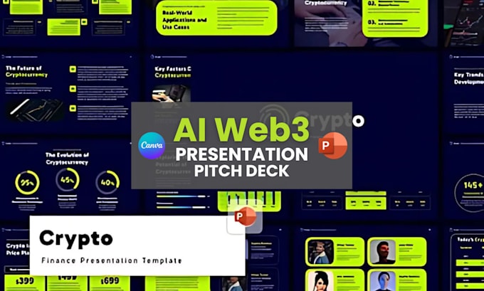 Gig Preview - Design a futuristic ai web3 presentation, sponsorship deck and forex pitch deck