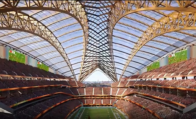 Gig Preview - Make perfect 3d stadium model, 3d gym, stadium animation, 3d arena, 3d interior