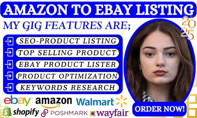 Bestseller - be your ebay virtual assistant, do amazon to ebay dropshipping SEO top listings