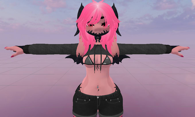 Bestseller - create 3d vrchat custom  nsfw furry avatar, vrc model and vr character