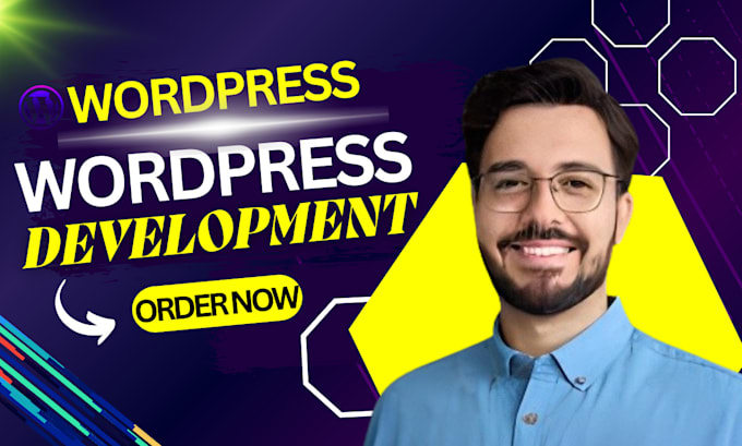 Gig Preview - Build website development create website design as wordpress website developer