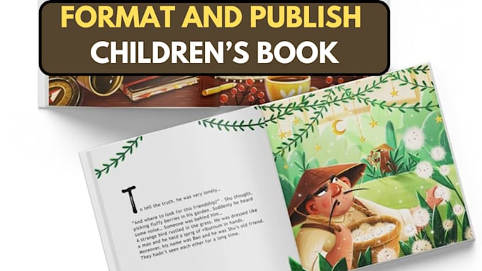 Gig Preview - Do children book formatting publishing layout design for amazon kdp ingramspark