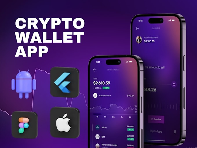 Gig Preview - Create bitcoin crypto wallet app, blockchain clone, exchange website, wallet app