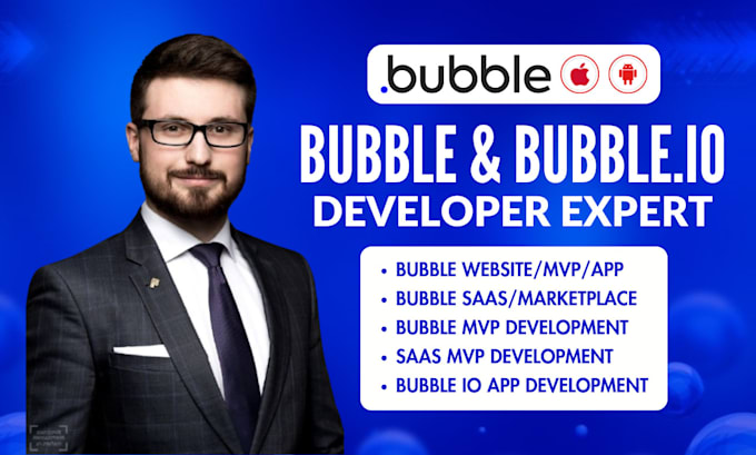 Gig Preview - Build bubble mvp, saas, app, website, marketplace as bubble saas mvp developer