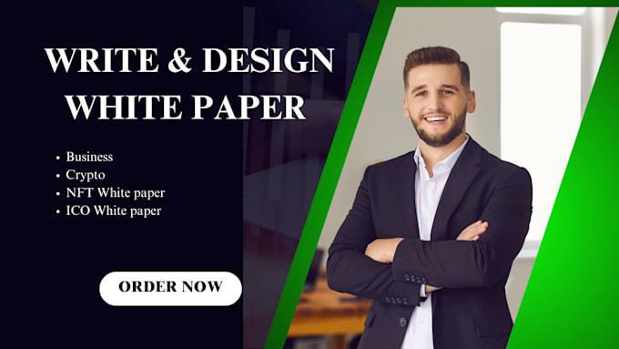 Bestseller - write and design professional white paper and crypto white paper