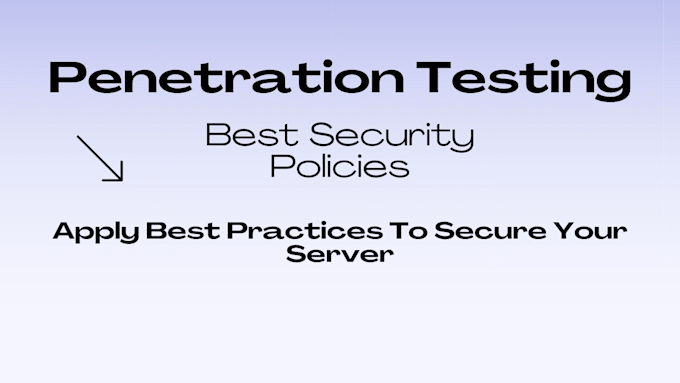 Gig Preview - Perform website and server penetration testing for security