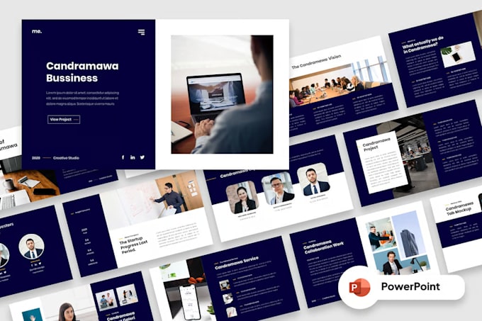 Gig Preview - Design modern powerpoint business presentation pitch deck