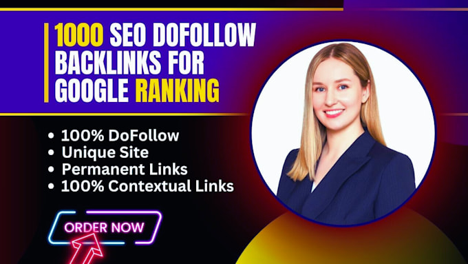 Gig Preview - Create 1000 SEO dofollow backlinks for google ranking