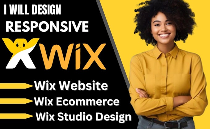 Bestseller - design wix landing page wix studio website design redesign wix website wixstudio