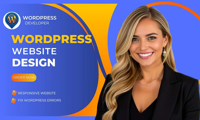 Gig Preview - Create wordpress business website wordpres agency website with onpage seo