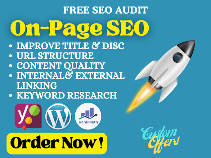 Gig Preview - Wordpress on page seo 15 page optimization