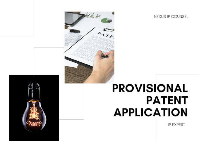 Gig Preview - File your provisional and non provisional patent, patent search and drafting