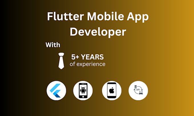 Gig Preview - Develop mobile apps for android and ios using flutter