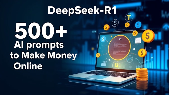 Gig Preview - Provide 500 plus deepseek ai prompts to make money online