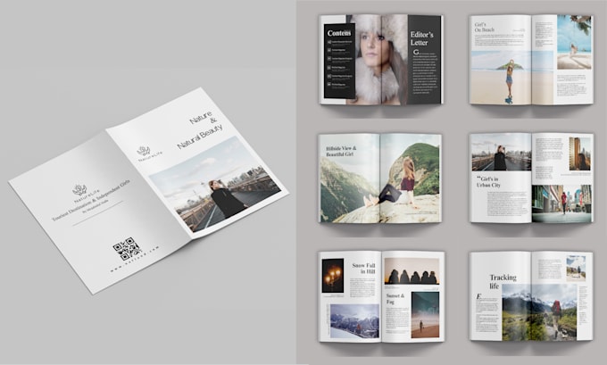 Gig Preview - Design a custom magazine layout and cover