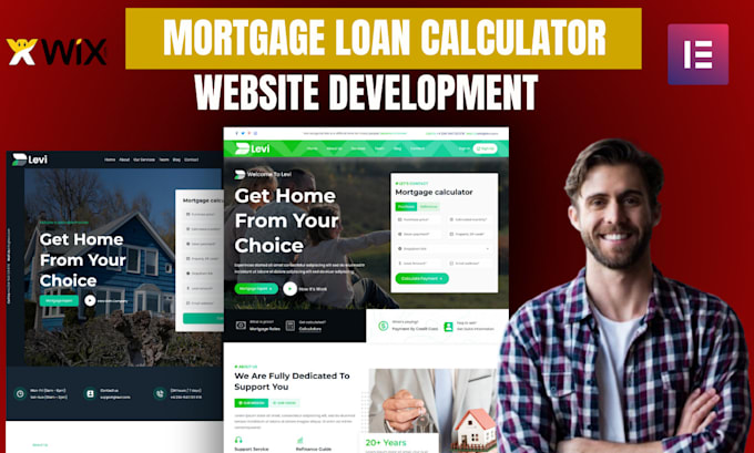 Bestseller - design mortgage website develop mortgage calculator loan calculator