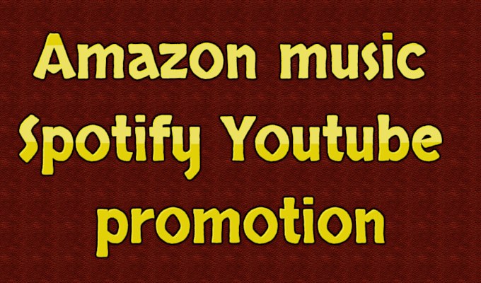 Gig Preview - Promote your amazon music on blogs, playlists, and social media