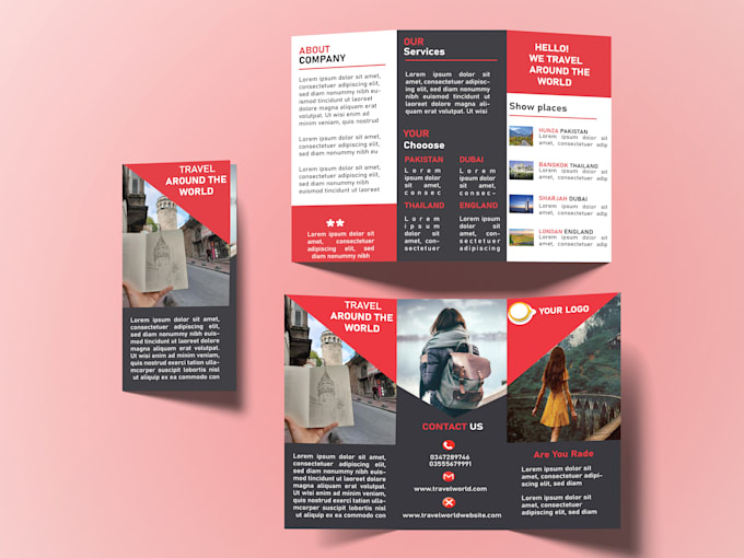 Gig Preview - Do custom business brochure design that stands out