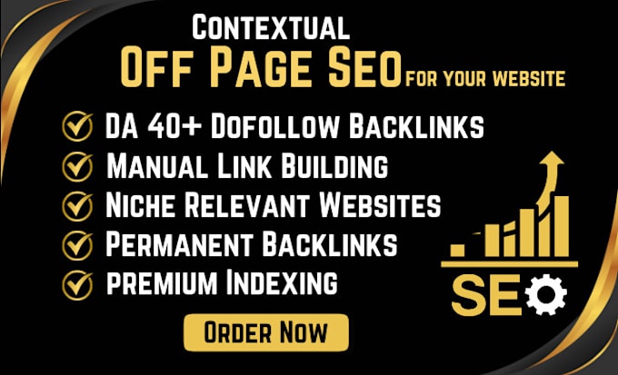 Bestseller - do monthly off page SEO service using authority white hat backlinks