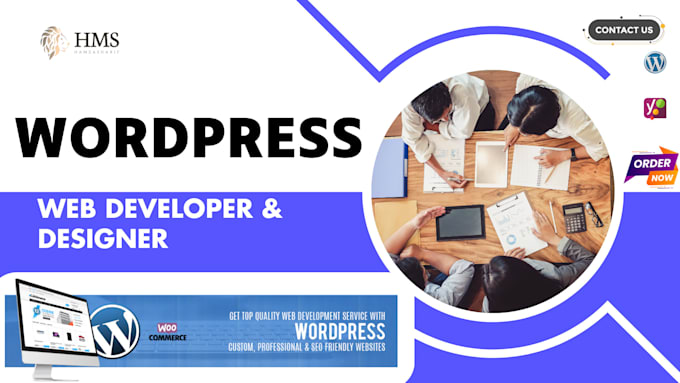 Gig Preview - Design and develop professional wordpress business websites