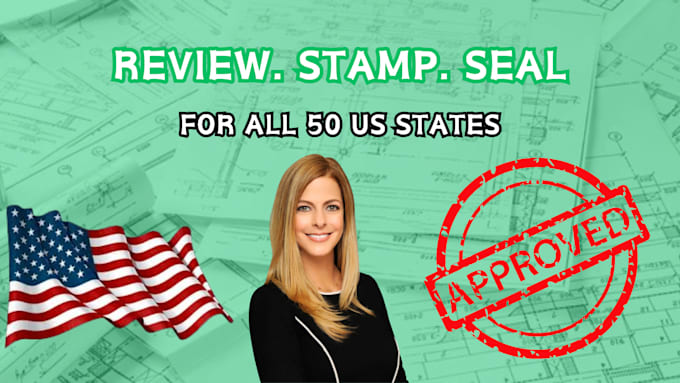 Bestseller - review, do architectural stamp, structural engineering stamp, city permit in USA