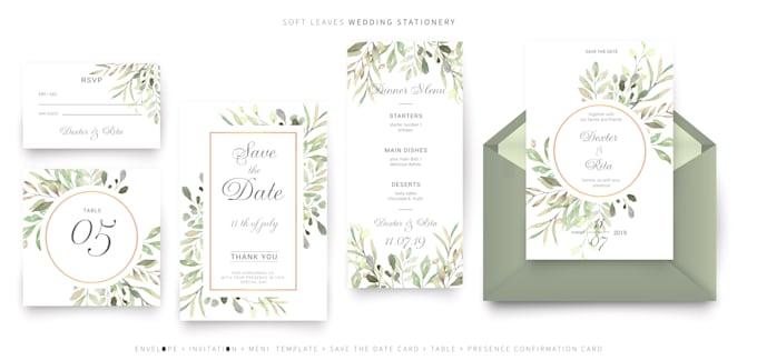 Gig Preview - Design your destination wedding invitation card