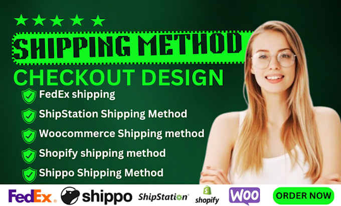 Gig Preview - Setup fedex, shipstationshippo, shipping method API  into shopify or woocommerce