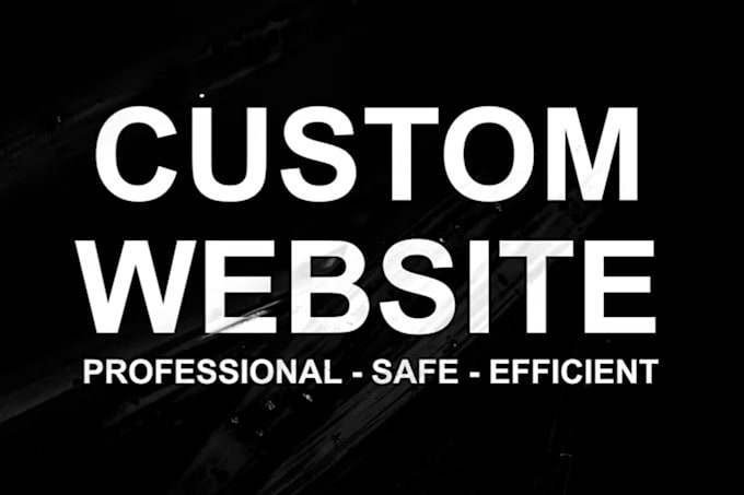 Gig Preview - Create a custom website with powerful backend management