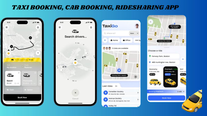 Bestseller - develop taxi booking app, cab booking, and ridesharing app, ulber app