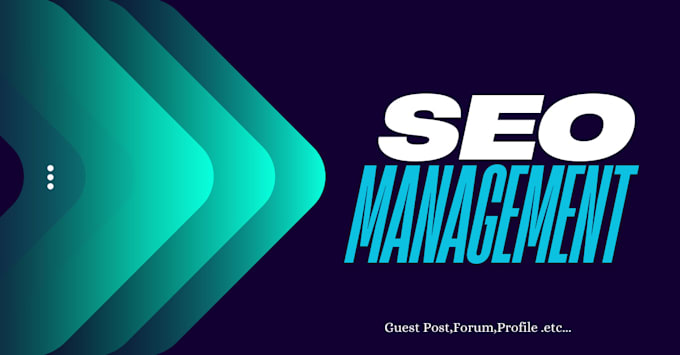 Gig Preview - Seo management all work