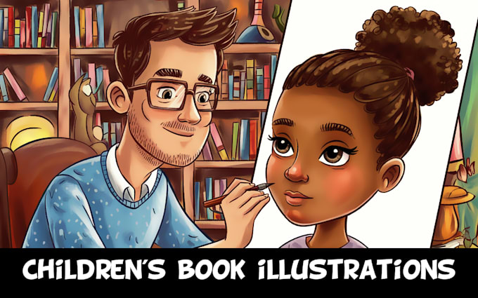 Gig Preview - Illustrate children storybook illustration children storybook illustration