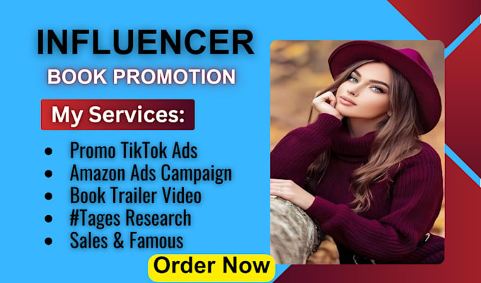 Gig Preview - Promote book or ebook on influencer tictok accounts with a tiktok ads campaign