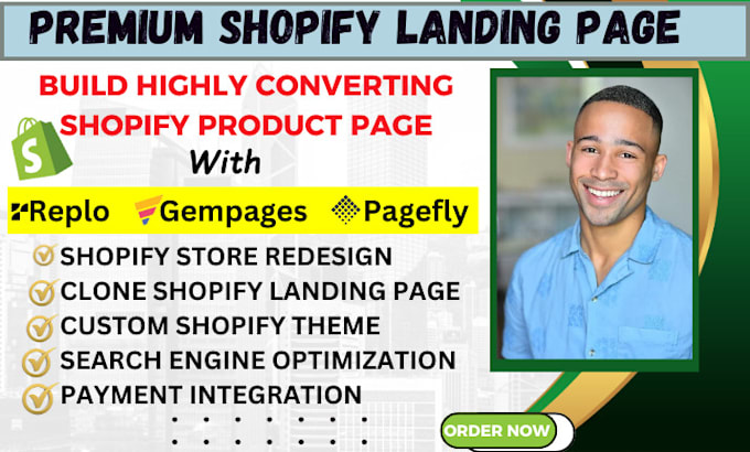 Bestseller - build eye catching shopify product landing page with replo, gempages or pagefly