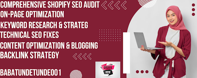 Gig Preview - Do shopify seo to improve ecommerce ranking, sales, and traffic