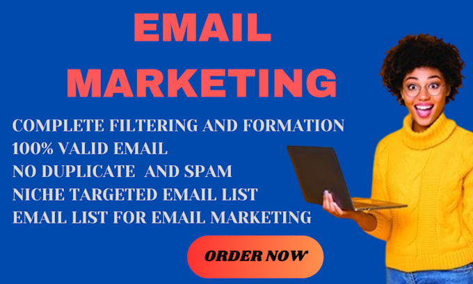 Gig Preview - Build niche targeted email list for email marketing