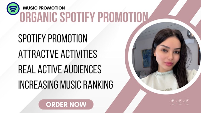 Gig Preview - Do organic spotify music promotion to boost music ranking