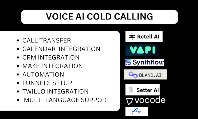 Bestseller - build ai voice cold caller vapi retell synthflow bland vocode air relevance ai