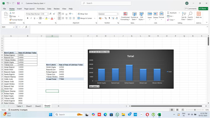 Gig Preview - Do excel data cleaning and analysis also visualization