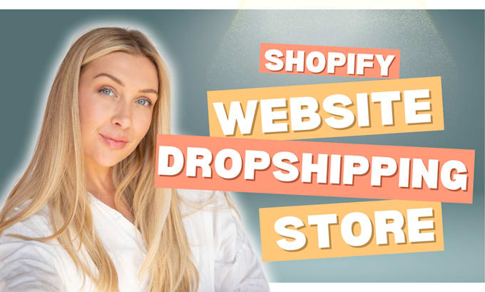 Gig Preview - Build a responsive shopify store, dropshipping website, online shop