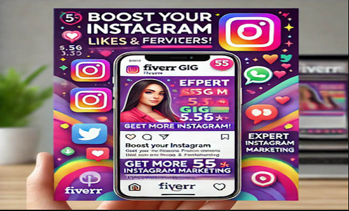 Gig Preview - Do super fast organic instagram growth and promote your page