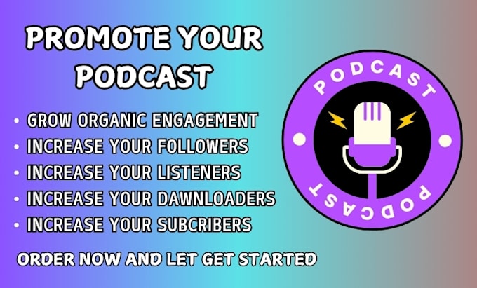 Gig Preview - Do organic podcast promotion apple spotify music podcast marketing