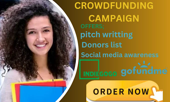 Bestseller - create and promote charity crowdfunding campaign to active donors and backers