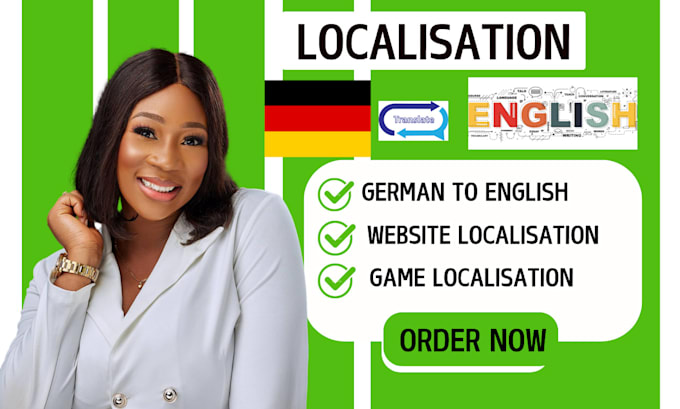 Gig Preview - Seamless english to german localization for websites apps  content