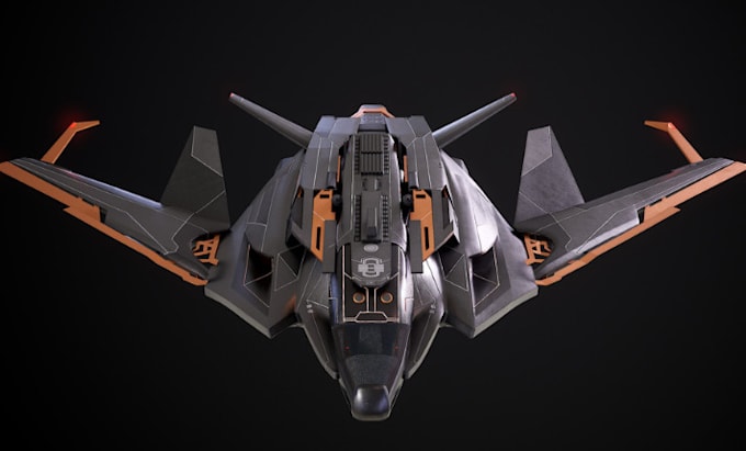 Gig Preview - Do 3d spaceship model, sci fi spaceship concept art, mechs for game or animation