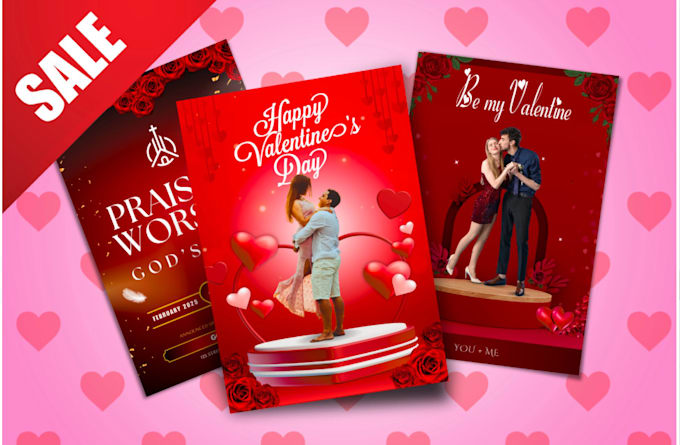 Gig Preview - Design valentine card flyer, valentine greetings card birthday card invitation