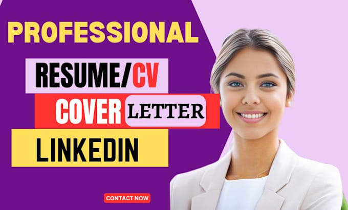 Gig Preview - Professional ats resume writing rewriting CV cover letter linkedin