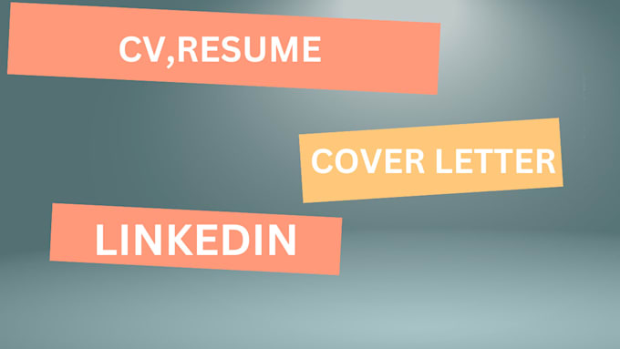 Gig Preview - Write and edit your resume, cover letter and linkedin