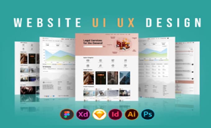 Gig Preview - Create a stunning UI UX design in  photoshop for your website or landing page