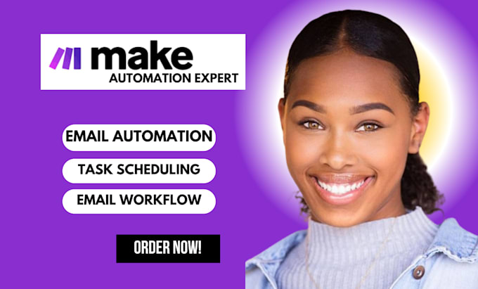 Gig Preview - Make com automation, make automation, make com workflow, make com