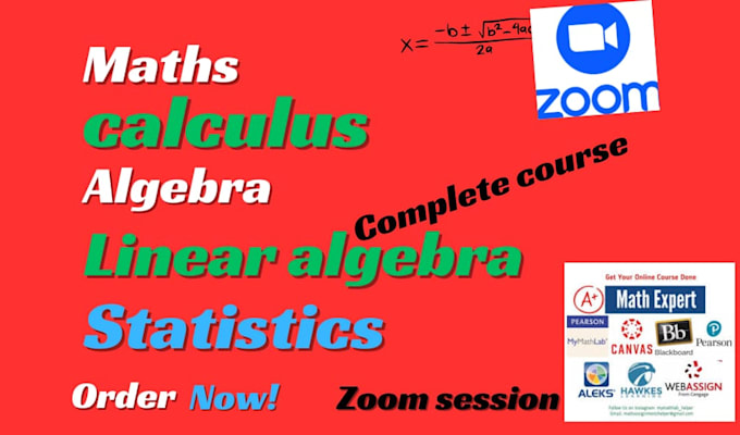 Bestseller - help you in math, calculus, statistics, algebra, mathematics and geometry